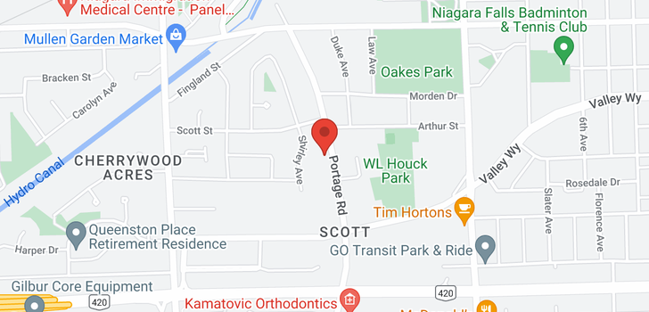 map of 4 -  5065 Portage Road